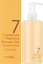 Żel pod prysznic o słodkim kwiatowym zapachu - Masil 7 Ceramide Perfume Shower Gel Sweet Flower — Zdjęcie N2