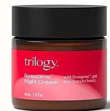 Krem na noc z rosapenem do twarzy - Trilogy Rosapene Night Cream — Zdjęcie N1