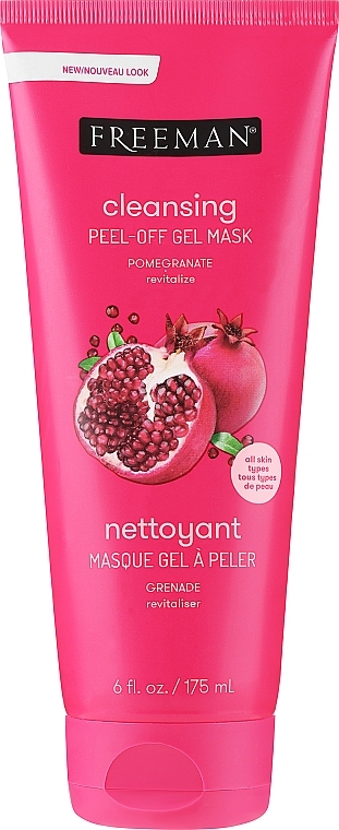 Rewitalizująca maska peel-off do twarzy Granat - Freeman Feeling Beautiful Peeling Facial Mask with Pomegranate 