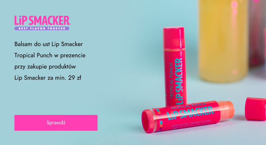 Balsam do ust Lip Smacker Tropical Punch w prezencie przy zakupie produktów Lip Smacker za min. 29 zł.