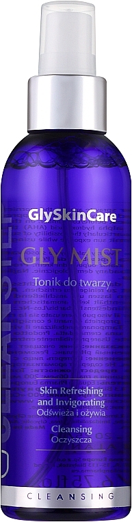 Odświeżająco-ożywiający tonik oczyszczający do twarzy - GlySkinCare Gly Mist CleanStep