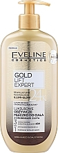 Eveline Cosmetics Gold Lift Expert 24K - Luksusowe odżywcze mleczko z drobinkami złota — Zdjęcie N1