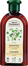 Szampon do włosów Brzoza i olej rycynowy - Green Pharmacy — Zdjęcie N1