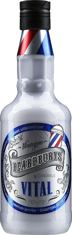 Szampon przeciwłupieżowy z efektem peelingującym - Beardburys Vital Shampoo — Zdjęcie N3
