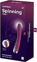 Wibrator punktu G, czerwony - Satisfyer Spinning Vibe 1 Red — Zdjęcie N1