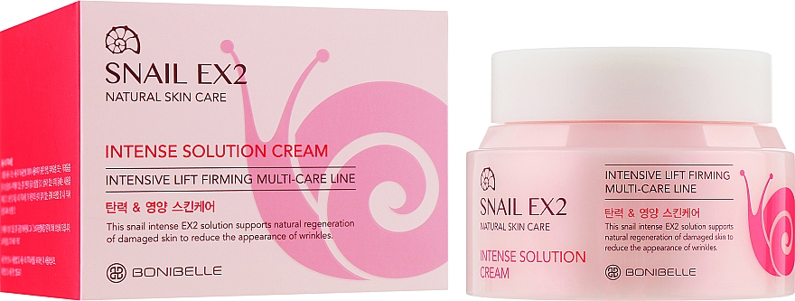 Krem do twarzy Śluz Ślimaka - Enough Bonibelle Snail EX2 Intense Solution Cream — Zdjęcie N2