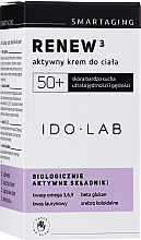 Aktywny krem do ciała skóry dojrzalej 50+ - Idolab Renew3 Cream 50 + — Zdjęcie N2