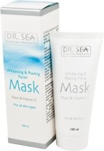 Kup Wybielająca maska-peeling do twarzy z perełkami i witaminą C - Dr Sea Whitening & Peeling Facial Mask
