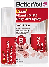 Kup Witamina D3 i K2 w sprayu - BetterYou DLux Vitamin D+K2 Oral Spray