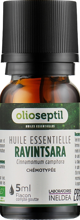 Olejek eteryczny z cynamonowca - Olioseptil Ravintsara Essential Oil — Zdjęcie N1