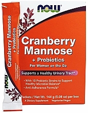 Naturalny suplement Żurawina - Now Foods Cranberry Mannose + Probiotics — фото N2