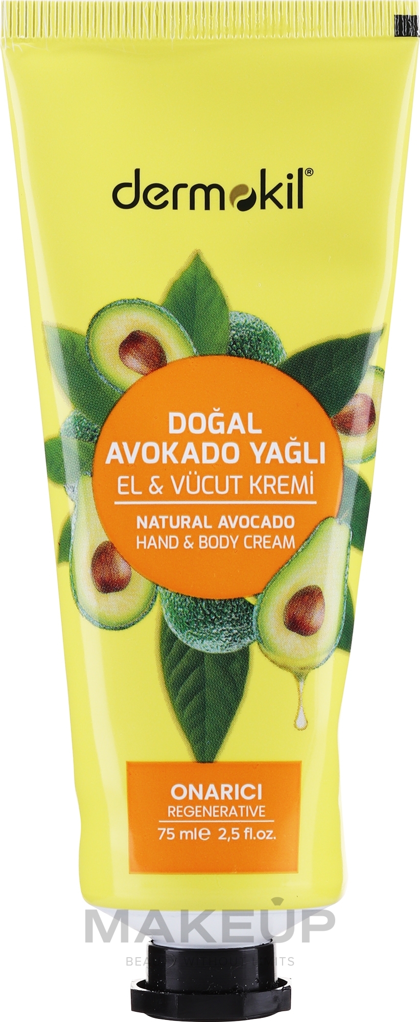Krem do rąk i ciała z ekstraktem z awokado - Dermokil Hand & Body Cream Avocado Extract — Zdjęcie 75 ml
