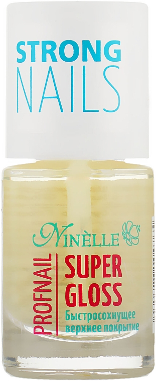 Szybko schnący top coat - Ninelle Super Gloss Profnail — Zdjęcie N1