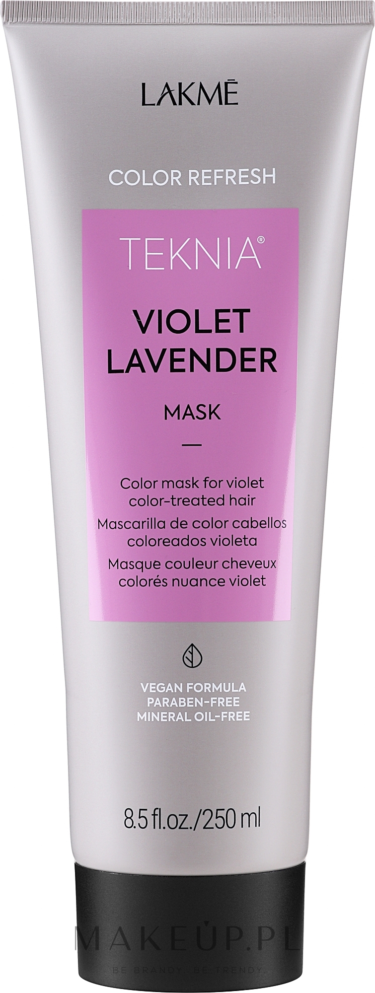 Maska odświeżająca kolor włosów w odcieniach fioletu - Lakmé Teknia Violet Lavender Mask Refresh — Zdjęcie 250 ml