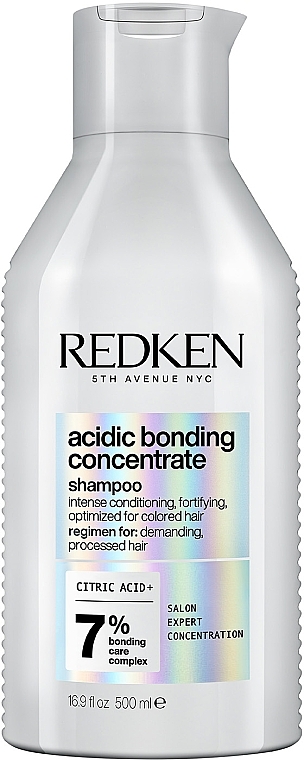 Wzmacniający szampon do włosów słabych - Redken Acidic Bonding Concentrate Shampoo 