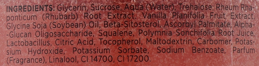 Nawilżający peeling do ciała Rabarbar i wanilia - Bielenda Scrub Coctail Rabarbar & Vanilla — Zdjęcie N2