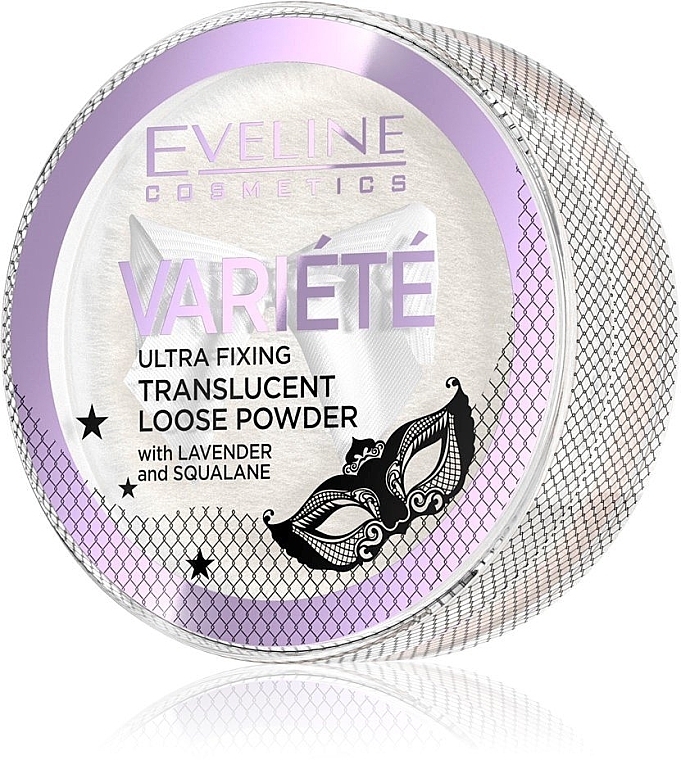 Puder do twarzy - Eveline Cosmetics Variete Ultra Fixing Transparent Loose Face Powder — Zdjęcie N2
