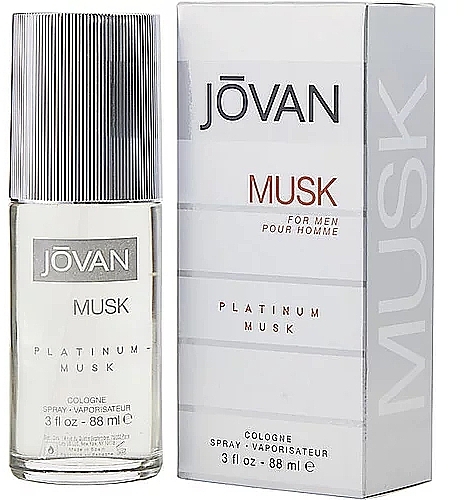 PRZECENA! Jovan Platinum Musk For Men - Woda kolońska * — Zdjęcie N2