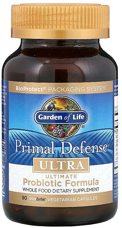 Probiotyk wspomagający zdrowe trawienie - Garden of Life Primal Defense® ULTRA  — Zdjęcie N2