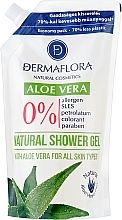 Żel pod prysznic - Dermaflora Shower Gel With Aloe Vera Refill (uzupełnienie) — Zdjęcie N1