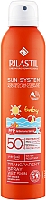Transparentny spray do ciała z filtrem przeciwsłonecznym SPF 50 dla dzieci - Rilastil Sun System PPT SPF50+ Baby Spray — Zdjęcie N1