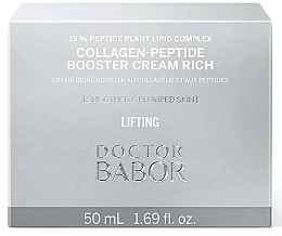 Krem wzmacniający do twarzy - Babor Doctor Babor Lifting Collagen-Peptide Booster Cream Rich — Zdjęcie N2