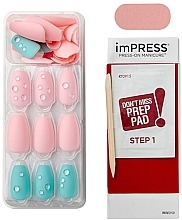 PRZECENA! Sztuczne paznokcie żelowe - Kiss imPress M Medium Length Press-On Manicure * — Zdjęcie N3