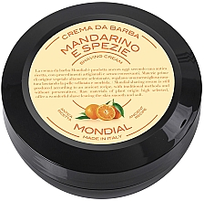 Krem do golenia - Mondial Luxury Shaving Cream Plexi Bowl Mandarin — Zdjęcie N2