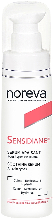 Intensywnie łagodzące serum do twarzy - Noreva Laboratoires Sensidiane Soothing Serum All Skin Types — Zdjęcie N1