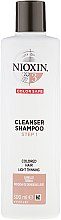 Kup Wzmacniający szampon do skóry głowy i lekko przerzedzających się włosów farbowanych - Nioxin System 3 Color Safe Cleanser Shampoo Step 1