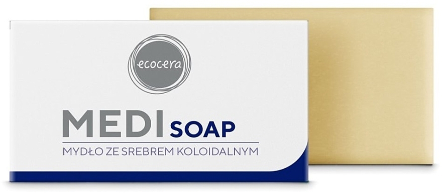 Mydło ze srebrem koloidalnym - Ecocera Medi Soap — Zdjęcie N1