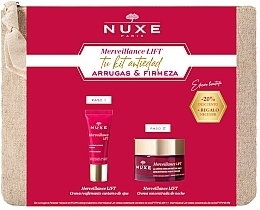 Kup Zestaw - Nuxe Merveillance Lift Night (cr/50ml + eye/cr/15ml + bag/1pc)