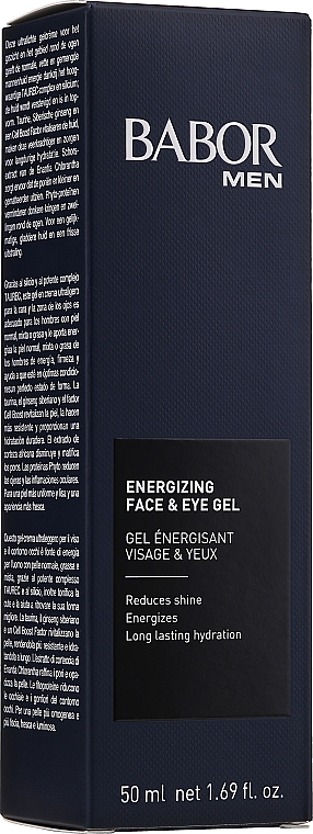 Energetyzujący żel do twarzy i pod oczy dla mężczyzn - Babor Men Energizing Face & Eye Gel — Zdjęcie N1