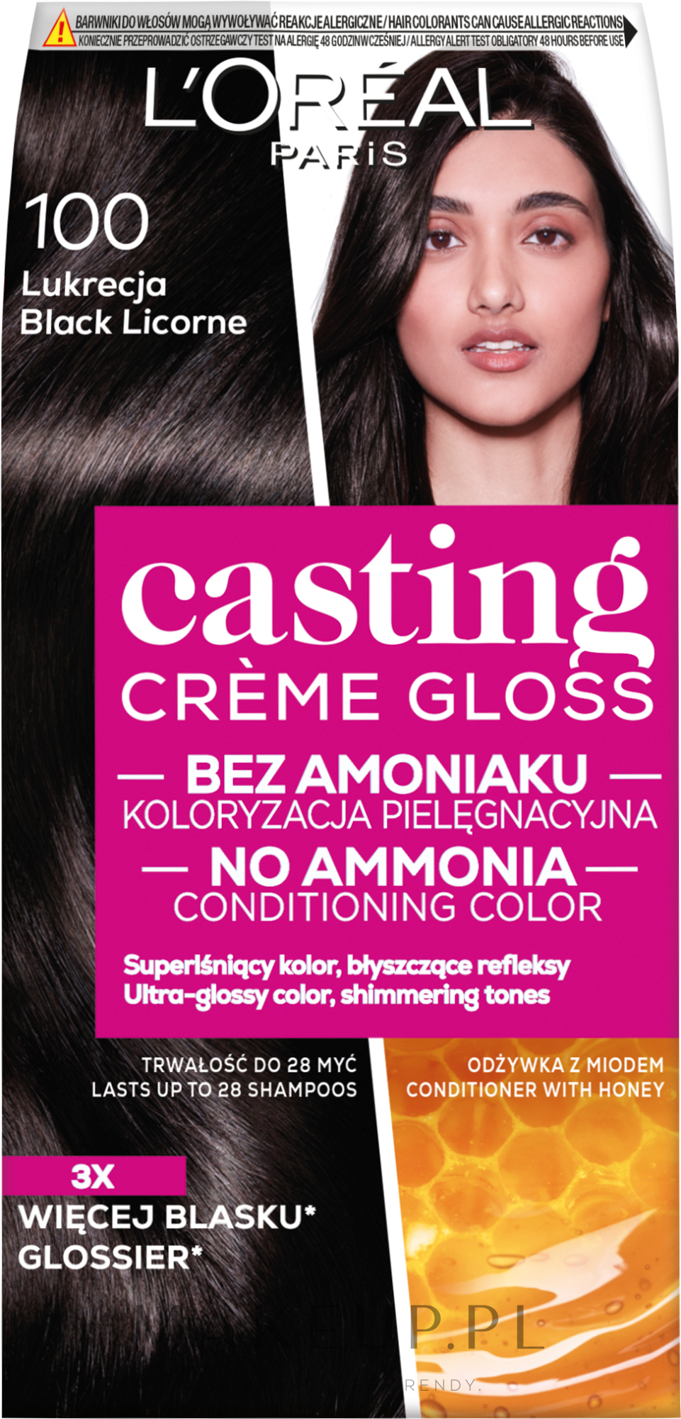 L'Oréal Paris Casting Crème Gloss - Farba do włosów bez amoniaku — фото 100 - Lukrecja