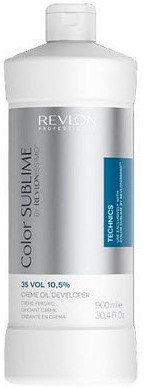 Kremowy oksydant 10% - Revlon Professional Revlonissimo Color Sublime Cream Oil Developer 35Vol 10,5% — Zdjęcie N1