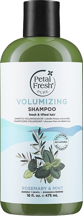 Szampon zwiększający objętość Rozmaryn i mięta - Petal Fresh Shampoo — Zdjęcie N1