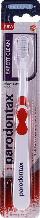 Szczoteczka do zębów, ekstra miękka, czerwona - Parodontax Expert Clean Extra Soft Toothbrush