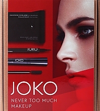 Kup Zestaw - Joko Never Too much Makeup (mascara/9ml + eye/liner/5g + wipes/15pcs)