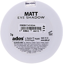 Matowy cień do powiek - Ados Matt Effect Eye Shadow — Zdjęcie N8