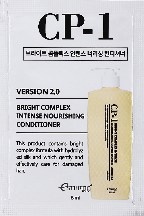 Intensywna odżywka do włosów z proteinami - Esthetic House CP-1 Bright Complex Intense Nourishing Conditioner (próbka) — Zdjęcie N1