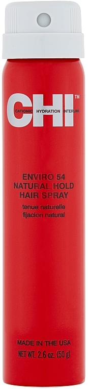 Lakier mocno utrwalający włosy - CHI Enviro 54 Natural Hold Hair Spray — Zdjęcie N1