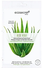 Kup Intensywnie nawilżająca maseczka do twarzy z aloesem - Eco Secret Aloe Vera Natural Essence Facial Mask