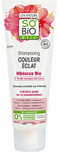 Szampon do włosów - So'Bio Etic Colour Shine Organic Hibiscus Shampoo — Zdjęcie N1