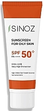 Krem przeciwsłoneczny do cery tłustej z filtrem SPF 50+ - Sinoz Sebum Balance Fluid Sunscreen for Oily Skin SPF50+ — Zdjęcie N1