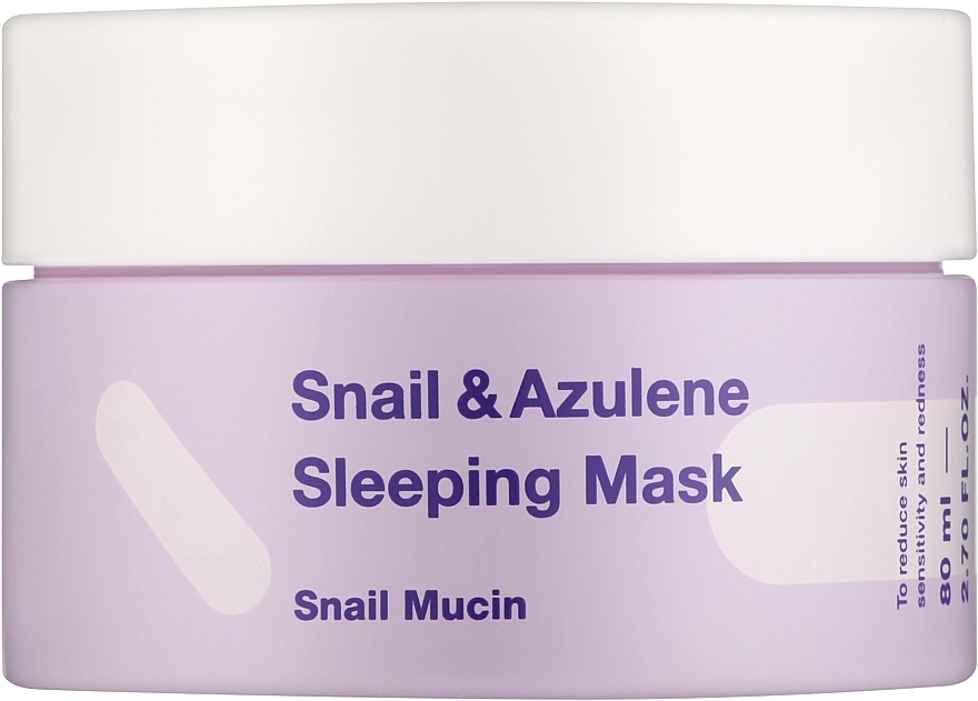 Maska na noc z ekstraktem ze ślimaka i azulenem - Tiam Snail & Azulene Sleeping Mask — Zdjęcie N1