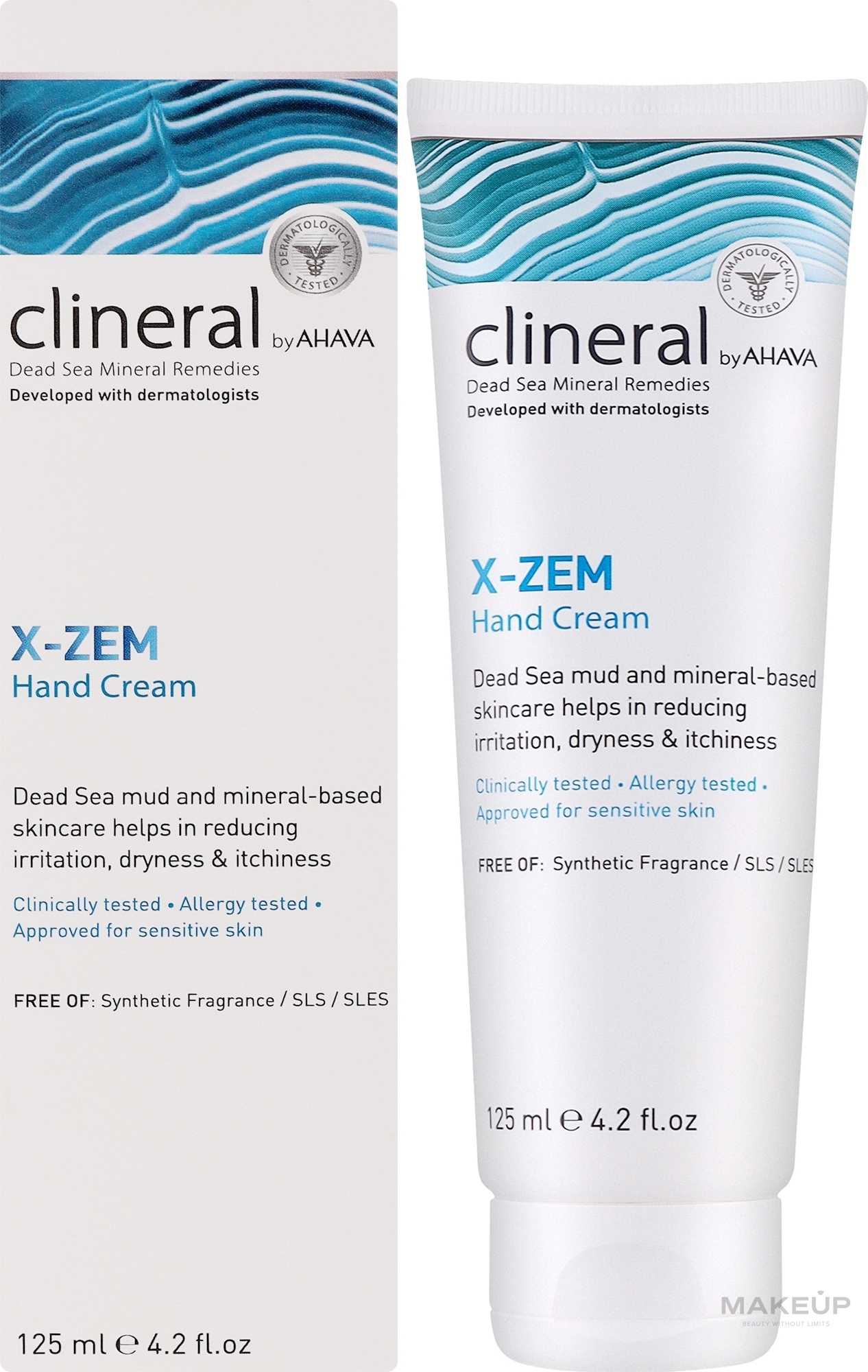 Odżywczy krem do rąk - Ahava Clineral X-Zem Hand Cream — Zdjęcie 125 ml