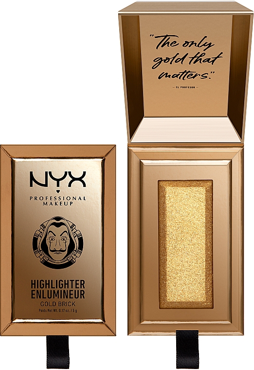 Rozświetlacz do twarzy - NYX Professional Makeup La Casa De Papel Highlighter — Zdjęcie N1