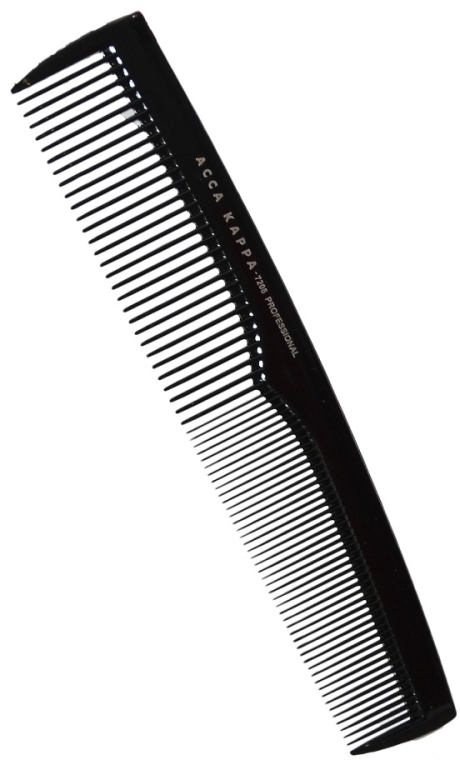 Grzebień do włosów, 7208 - Acca Kappa Comb Carbon Rado Thick — Zdjęcie N1