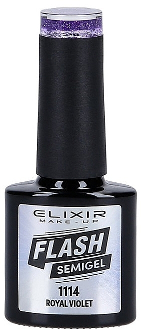 Półprzezroczysty lakier żelowy do paznokci - Elixir Flash Semi Gel — Zdjęcie N1