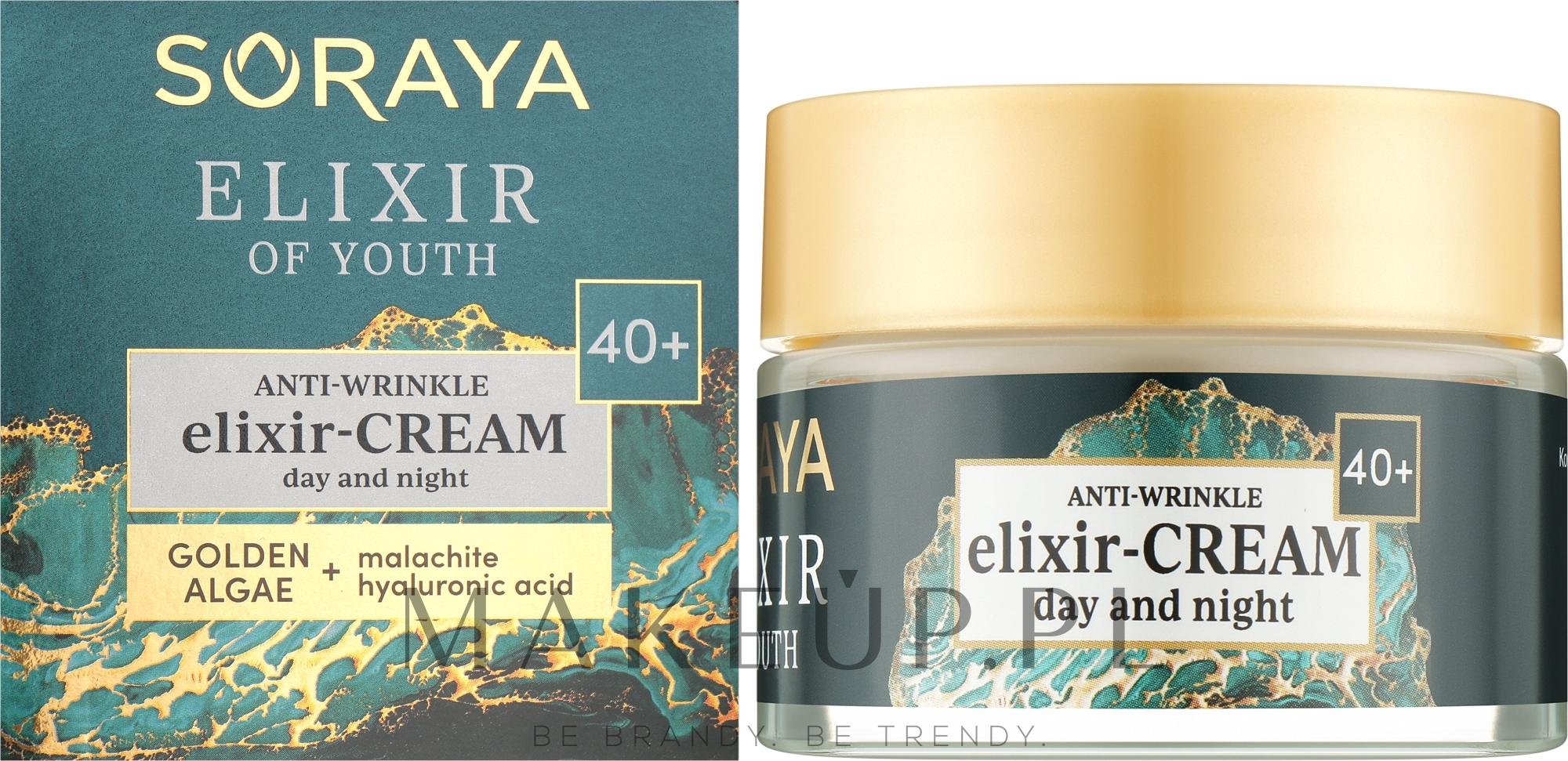 Przeciwzmarszczkowy krem-eliksir do twarzy na dzień i na noc - Soraya Youth Elixir Anti Wrinkle Cream-Elixir 40+ — Zdjęcie 50 ml
